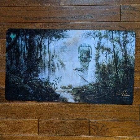 MTG 霧深い雨林 seb mckinnonサイン入りプレイマット - WWW